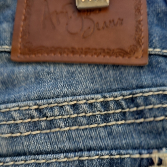 Ariya Blue Skinny Jeans Western Fancy with Stretch Denim 15 - Picture 9 of 13